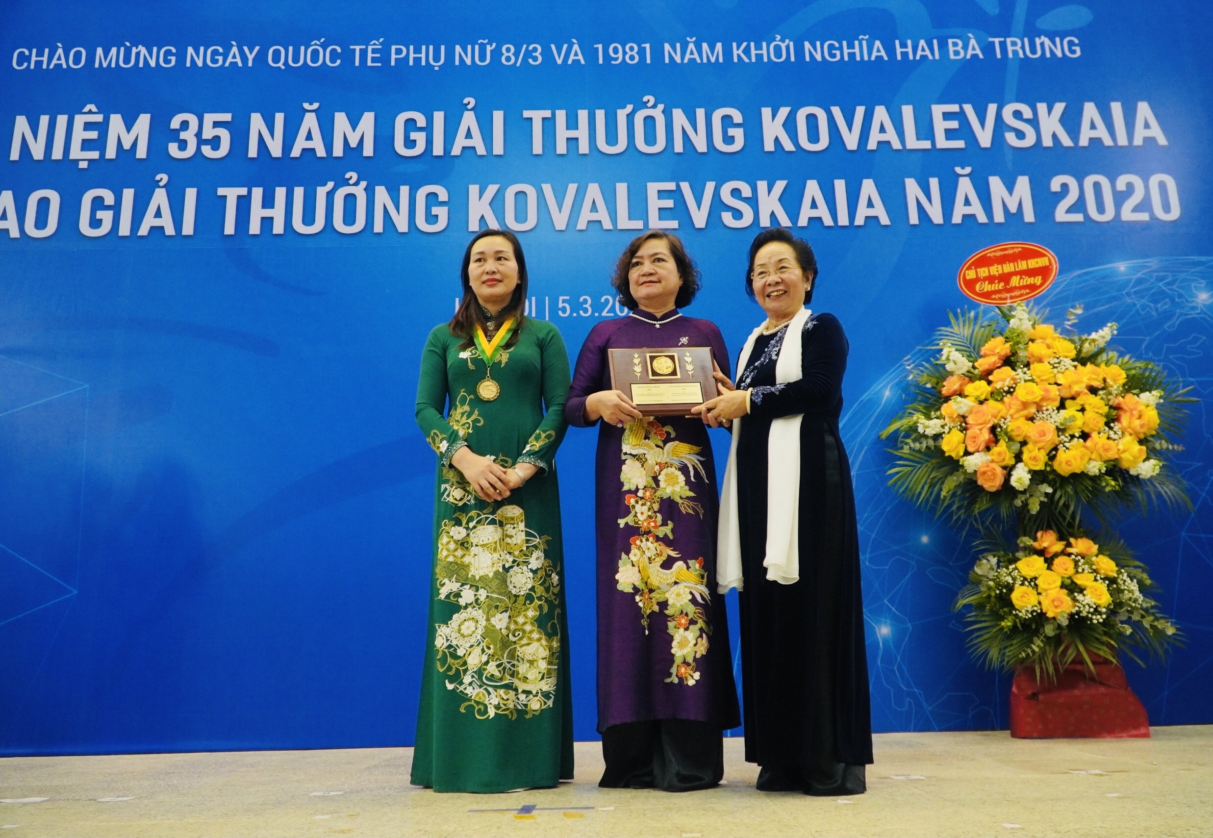 Vinh danh tập thể và cá nhân đoạt Giải thưởng Kovalevskaia năm 2020​